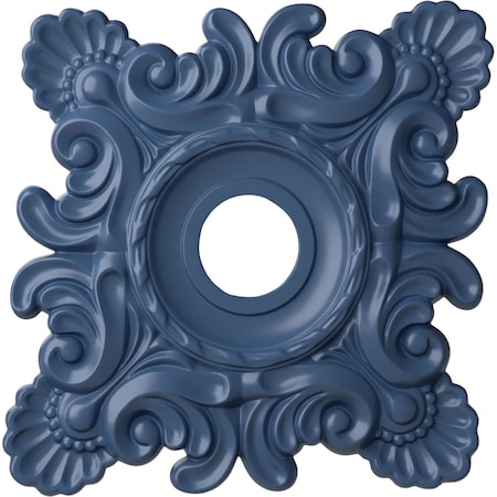 Ekena Millwork Crawley Ceiling Medallion (Fits Canopies up to 6 3/4"), 18"W x 18"H x 3 1/4"ID x 1 1/2"P, Americana CM18CRAMF